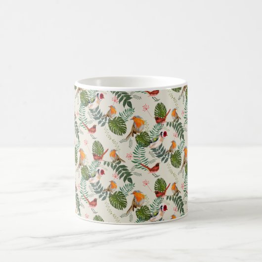 Mug Nature Bird Pattern (Centre)