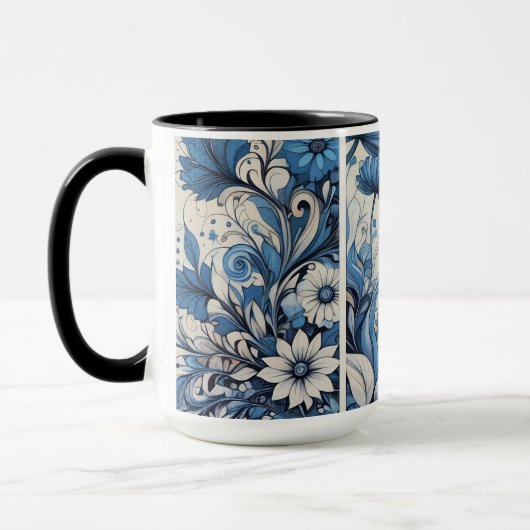 Mug Nature bleue (Gauche)