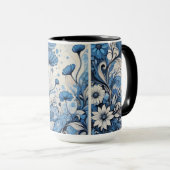 Mug Nature bleue (Devant droit)
