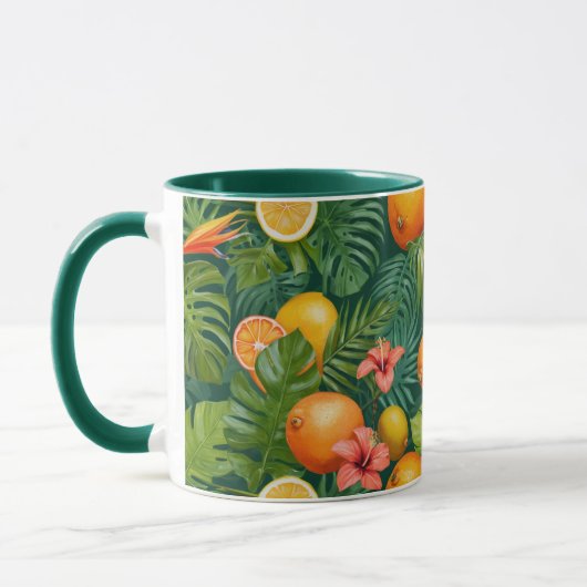 Mug nature citron orange (Gauche)