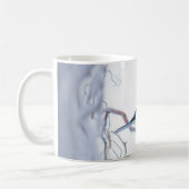 Mug Nature de Frost de neige de branches étée perché (Gauche)