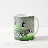 Mug Nature des oies du Canada personnalisée (Devant droit)
