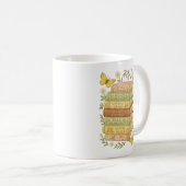 Mug Nature et livre Lover Botanique Stack (Devant droit)