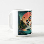 Mug Nature extérieure de la truite (Devant gauche)