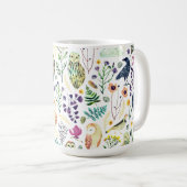 Mug Nature-Inspired Botanical Pattern Decorative Throw (Devant droit)