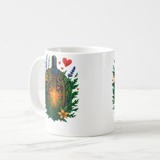 Mug Nature-Inspired Tincture Elixir Bottle With Herbal (Devant gauche)