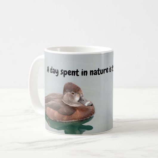 Mug Nature Lover Bouchon à col rond Photo Oiseau (Devant gauche)