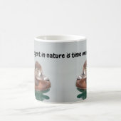 Mug Nature Lover Bouchon à col rond Photo Oiseau (Centre)