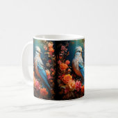 Mug Nature lunaire Oiseau bleu (Devant gauche)