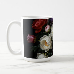 Mug Nature morte baroque au bouquet de pivoines