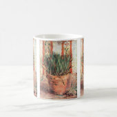 Mug Nature morte Pot de fleurs avec ciboulette par Vin (Centre)