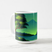 Mug Nature Paysage Peinture Art (Devant gauche)