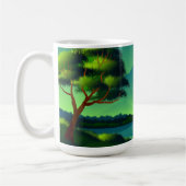 Mug Nature Paysage Peinture Art (Gauche)