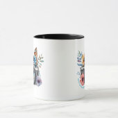 Mug Nature Photographer Floral Butterfly Black Handle (Centre)