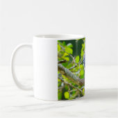 Mug Nature Photographie Shy Blue Jay Vêtements Cadeaux (Gauche)