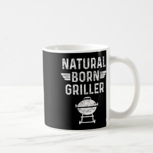 Mug Naturel Born Griller Byrbecue Funny Bbq