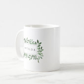 Mug Naturellement Joyeux Aquarelle personnalisée Botan (Devant gauche)