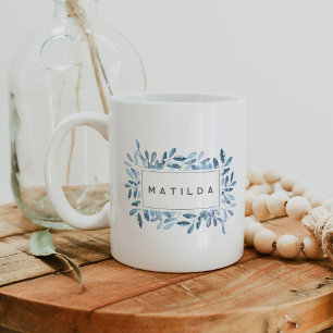 Mug Naturellement Joyeux Aquarelle personnalisée Botan