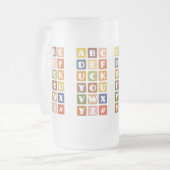 Mug Naughty Alphabets - choisir style & couleur (Devant gauche)