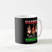 Mug Naughty And I Gnome It Christmas Three Gnomes Paja (Devant droit)