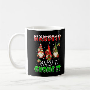 Mug Naughty And I Gnome It Christmas Three Gnomes Paja