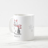 Mug Naughty Devil Old English Sheepdog (Gris 1) (Devant gauche)