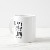 Mug Naughty drôle petit ami mari heureux anniversaire (Devant gauche)