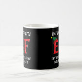 Mug Naughty Elf Matching Famille Groupe Noël (Centre)
