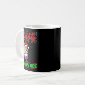 Mug Naughty Is The New Nice Christmas Santa Xmas Premi (Devant gauche)