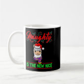 Mug Naughty Is The New Nice Christmas Santa Xmas Premi (Gauche)