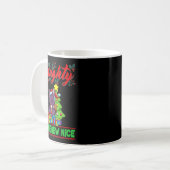 Mug Naughty Is The New Nice Christmas Santa Xmas T Shi (Devant gauche)