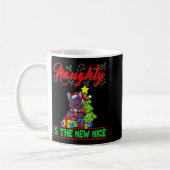 Mug Naughty Is The New Nice Christmas Santa Xmas T Shi (Gauche)
