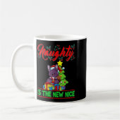 Mug Naughty Is The New Nice Christmas Santa Xmas T Shi (Gauche)