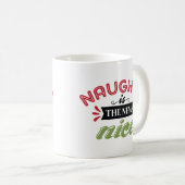 Mug Naughty Is The New Nice Noël (Devant droit)