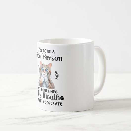 Mug Naughty Kitty (Devant droit)