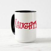 Mug Naughty List (Devant gauche)