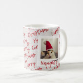 Mug Naughty liste chat (Devant droit)