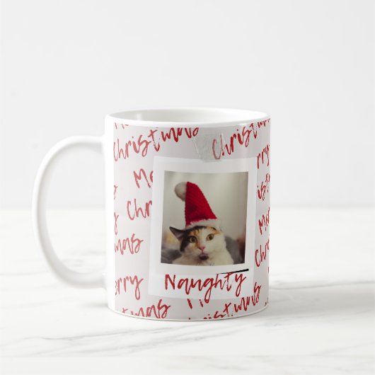 Mug Naughty liste chat (Gauche)