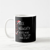 Mug Naughty Never Mind (Gauche)