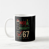 Mug Naughty Nice 67 Christmas Humor  (Gauche)