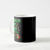 Mug Naughty Nice Crazy coiffeur Coiffeur Funny X (Devant gauche)