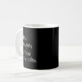Mug Naughty Nice I Plead The Fifth Funny Ugly Christma (Devant gauche)