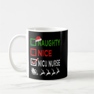 Mug Naughty Nice Nicu Nurse Christmas Pajamas Funny Sa