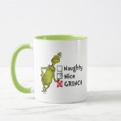 Mug Naughty, Nice ou Grinch (Gauche)