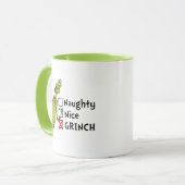 Mug Naughty, Nice ou Grinch (Devant gauche)
