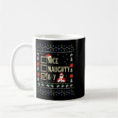 Mug Naughty Nice Six Seven Kids Ugly Christmas Sweater (Gauche)