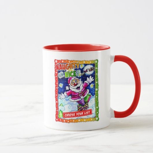Mug Naughty or nice, choose your list (Droite)