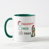 Mug Naughty ou Nice (Gauche)