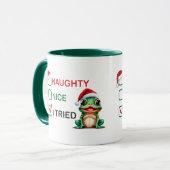 Mug Naughty ou Nice (Devant gauche)