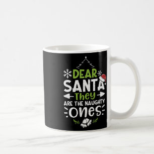 Mug Naughty Ou Nice Cher Père Noël Ils Sont Naughty -